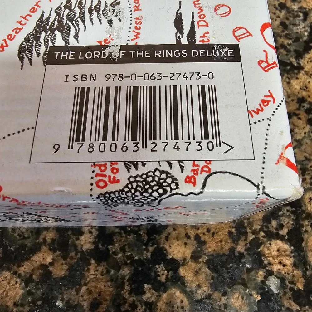 Lord of The Rings JRR Tolkien Deluxe‎ Illustrated Special Edition with Slipcase